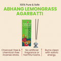 Lemongrass Incense Agarbatti - 60 sticks | लेमनग्रास अगरबत्ती