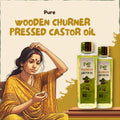Castor Oil Wooden Cold Pressed | एरंड तेल