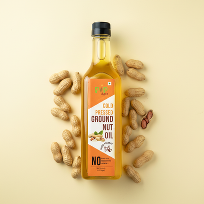 Groundnut Oil Wooden Cold Pressed | शेंगदाणे तेल