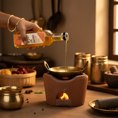 Groundnut Oil Wooden Cold Pressed | शेंगदाणे तेल