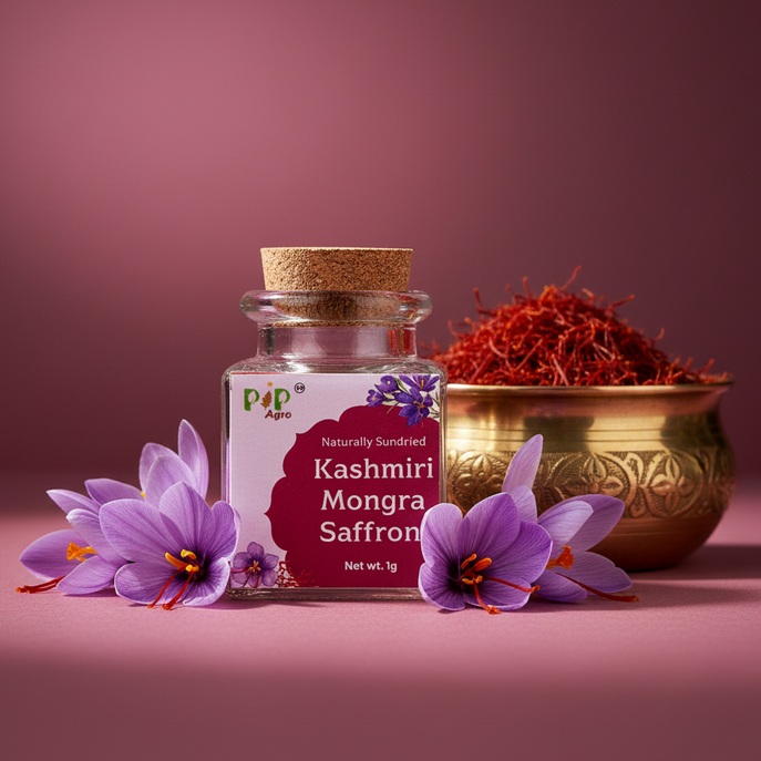 Buy Kashmiri Mongra Saffron Online - Pure Kesar | PIP AGRO