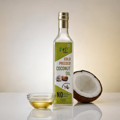 Coconut Oil Wooden Cold Pressed | नारळ तेल