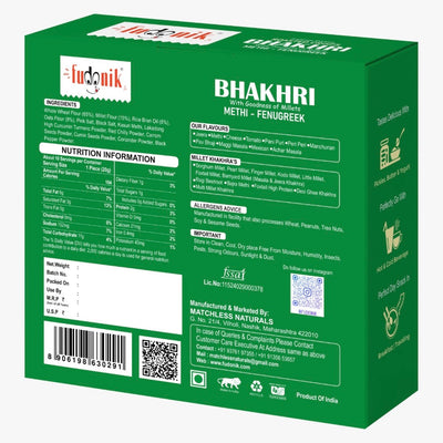 Roasted METHI BHAKHRI Crisps 200g | भाजलेली मेथी भाकरी