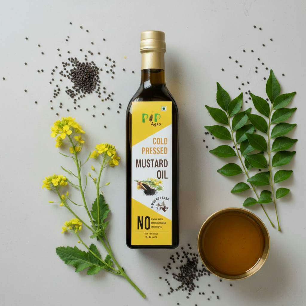 Black Mustard Oil | Wood-Pressed Cold Pressed Oil – PIP AGRO