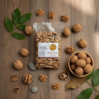 Kashmiri Snow White Walnut Giri | Akrod | अक्रोड
