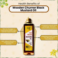Black Mustard Wooden Cold Pressed Oil | काळी मोहरी तेल