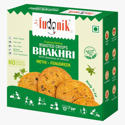 Roasted METHI BHAKHRI Crisps 200g | भाजलेली मेथी भाकरी