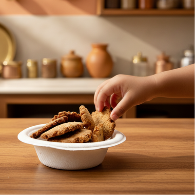 Jowar / Jwari Ghee-Jaggery cookies | ज्वारी कुकीज