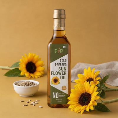 Sunflower Oil Wooden Cold Pressed | सूर्यफूल तेल