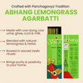 Lemongrass Incense Agarbatti - 60 sticks | लेमनग्रास अगरबत्ती