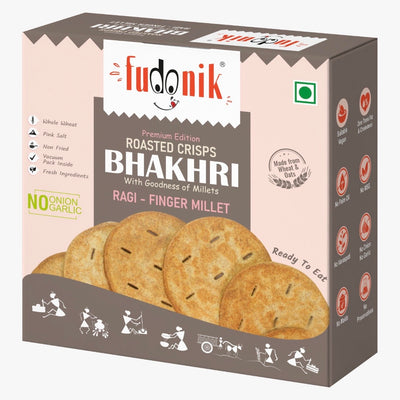 Roasted Ragi BHAKHRI Crisps 200g | भाजलेली नाचणी भाकरी