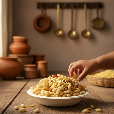 Roasted Jowar / Jwari Murmure /  KURMURA Chivda | ज्वारी चिवडा