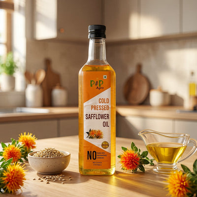 Safflower Oil Wooden Cold Pressed | करडई तेल