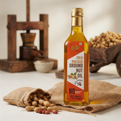 Groundnut Oil Wooden Cold Pressed | शेंगदाणे तेल