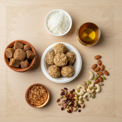 Gond / Dink DryFruit Ladoo / Laddu | डिंक लाडू