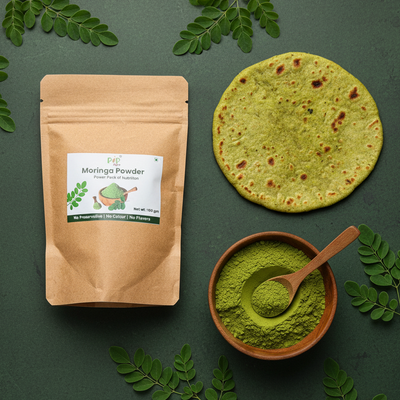 Moringa Leaves Powder | Drumstick Leaf Powder | मोरिंगा पावडर