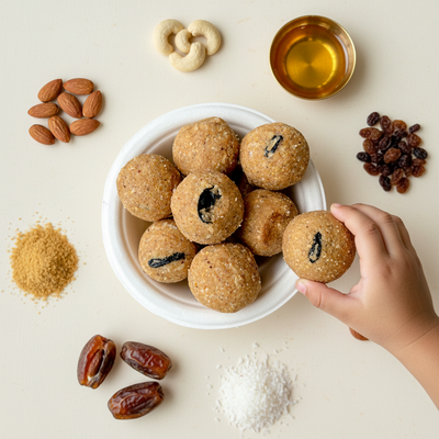 Methi DryFruit Jaggery-Ghee Ladoo / Laddu | मेथी लाडू