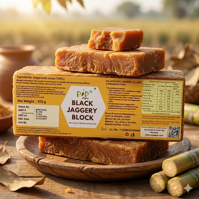 जगात भारी Black Jaggery Slab | काळा गुळ