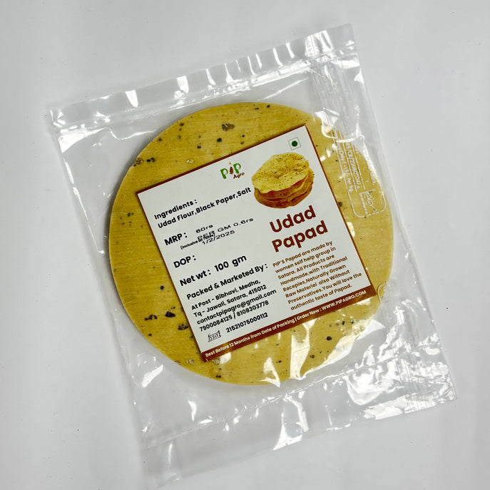 Udad / Urad / Udid Daal Papad | उडीद पापड