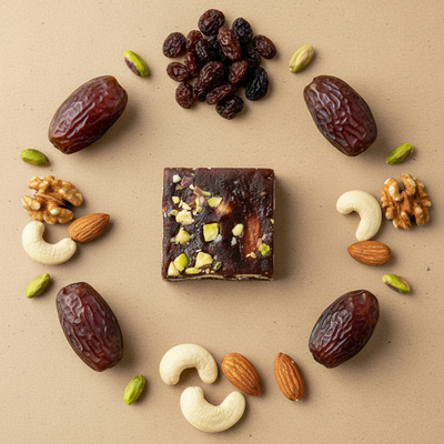 Dates Dryfruit Energy Bites 18g | खजूर ड्रायफ्रुट बार