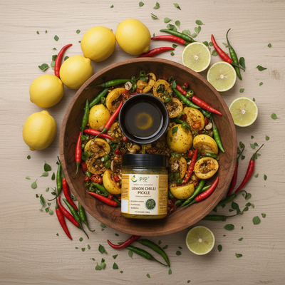Lemon Chilli Pickle | जगात भारी लिंबू मिरची लोणचे