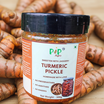 Raw Turmeric Pickle | जगात भारी हळदीचे लोणचे