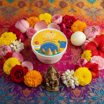 MULTI FLOWER NATURAL INCENSE CONES - 24 Pcs | मल्टी फ्लावर कोन